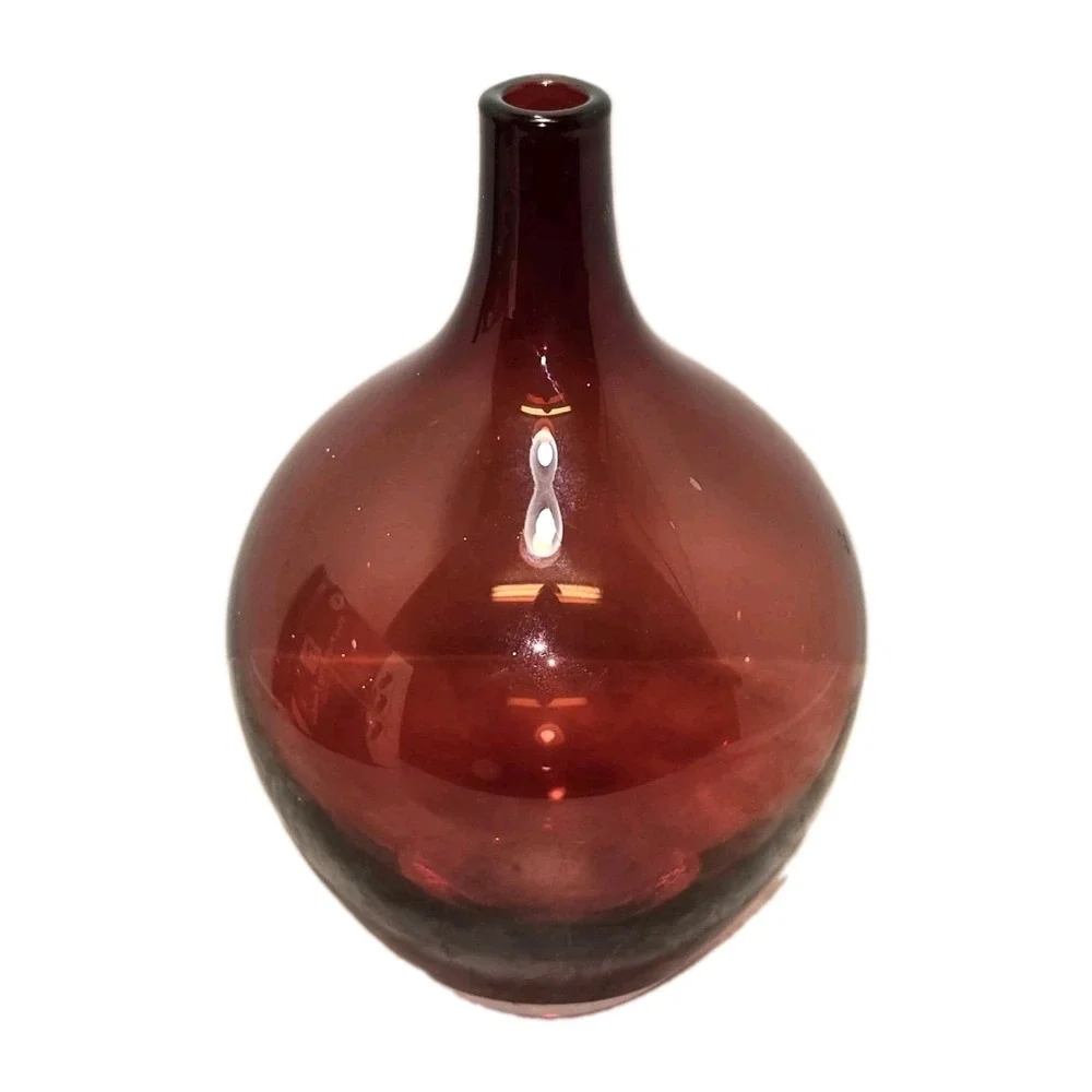 IKEA SALONG Ruby Red Art Glass Vase‎ Johanna Jelinek 8